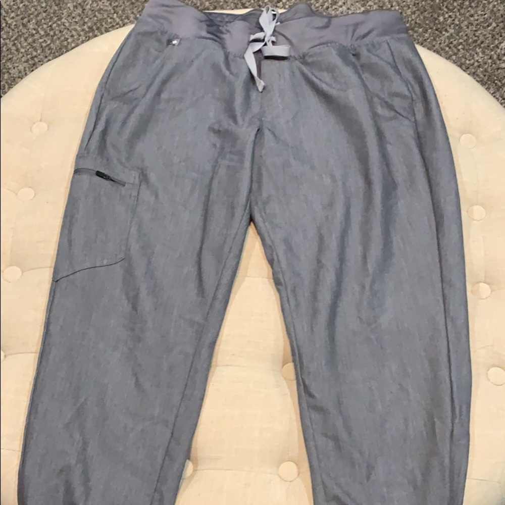 Relist Grey figs joggers